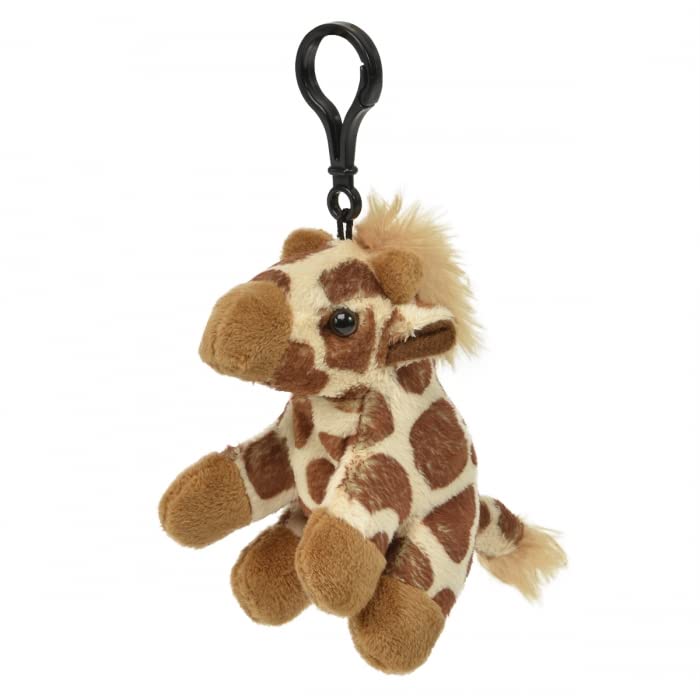 Unipak 1177GI-K Giraffe Plush Key holder, 3.5-inch Height