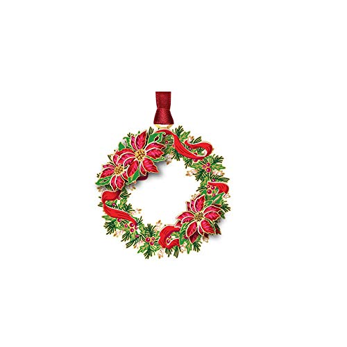 Beacon Design 62891 Poinsettia Wreath Ornament
