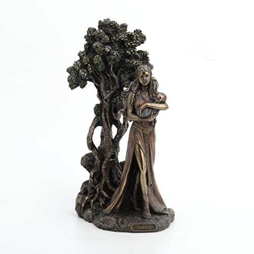 Unicorn Studio Danu Irish Triple Goddess Of The Tuatha De Danann Bronze Finish Statue