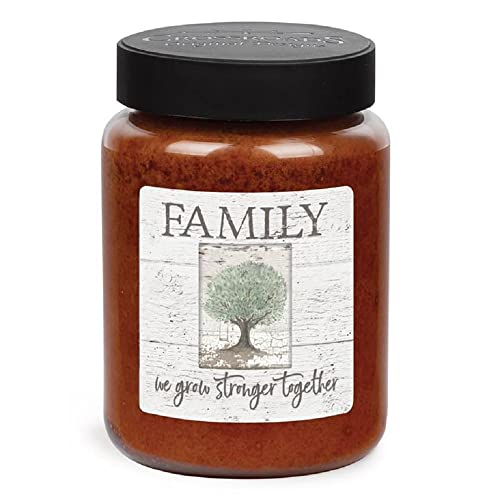 Crossroads BMS-39807 Family We Grow Stronger Together Buttered Maple Syrup Jar Candle, 26 oz