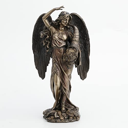 Unicorn Studio 11.5 Inch Greek Figure Winged Lady Fortuna Decor Collectible Gifts