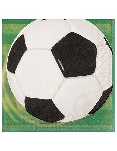 Unique Industries Soccer Party Napkins, 16ct