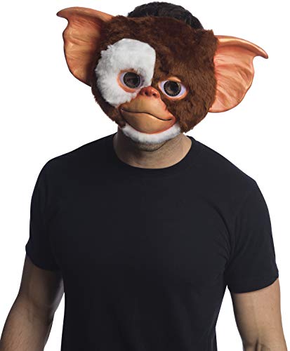Rubie's Men's Gremlins: Secrets of The Mogwai Mask with Plush Hair, Gizmo, As Shown, One Size