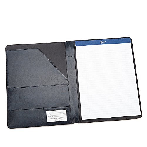 Royce Leather Aristo Genuine Leather Padfolio Navy
