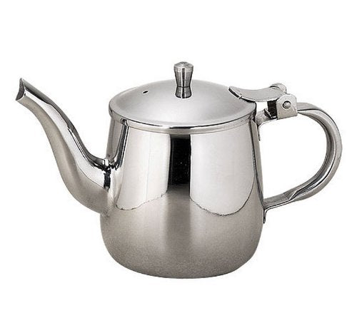 TableCraft Products 10 Ounce Gooseneck Teapot Stainless Steel