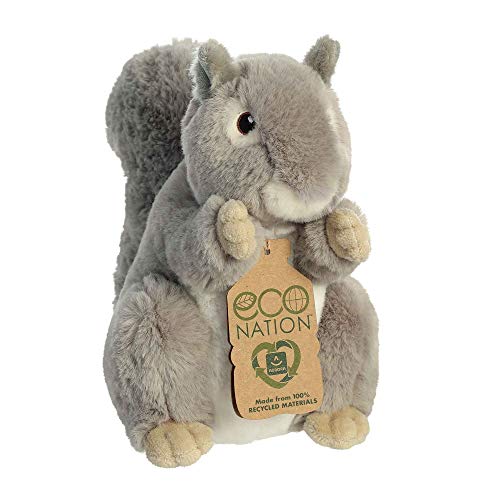 Aurora Eco Nation 35011 Squirrel Plush Animal Toy, 8-inch Width