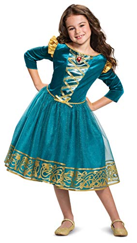 Disguise Disney Princess Merida Classic Girls' Costume, Blue