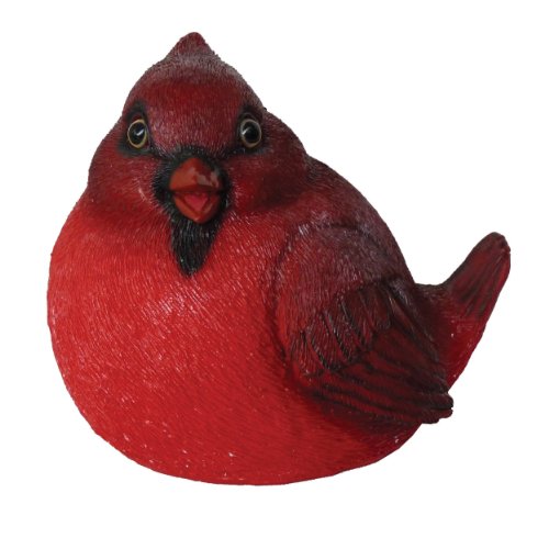 BFG supply Fat Cardinal by Michael Carr Designs - Outdoor Bird Figurine for gardens, patios and lawns (80066) , Red