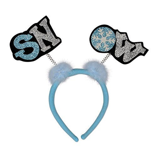 Beistle Glittered Snow Boppers Party Accessory (1 count) (1/Pkg)