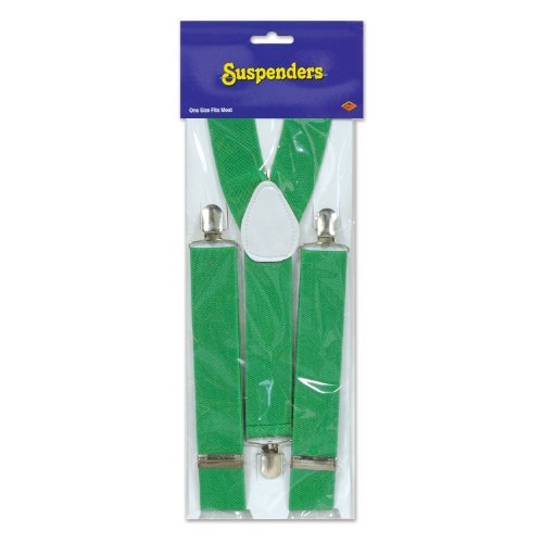 Beistle Green Suspenders- 1 pc.