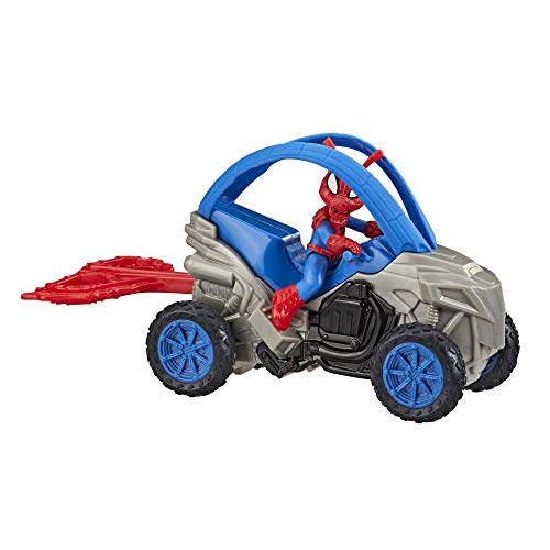 Hasbro Spider-Man Marvel Spider-Ham Stunt Vehicle 6-Inch-Scale Super Hero Action Figure and Vehicle Toy Great Kids for Ages 4 and Up