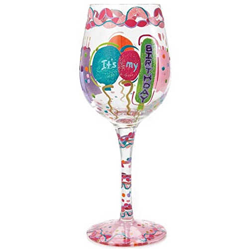 Lolita It‚Äö√Ñ√¥s My Birthday Painted Wine Glass Gift