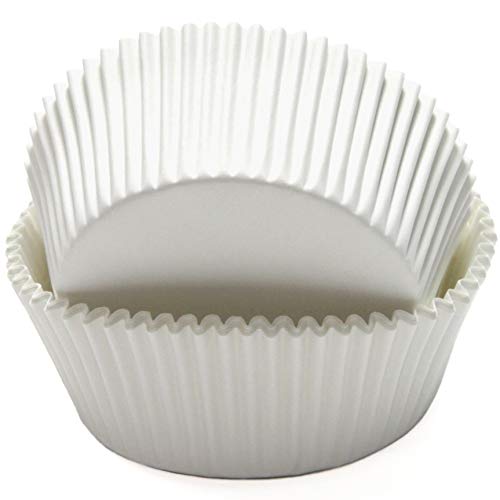 Chef Craft Classic Cupcake Liners, 50 count, White