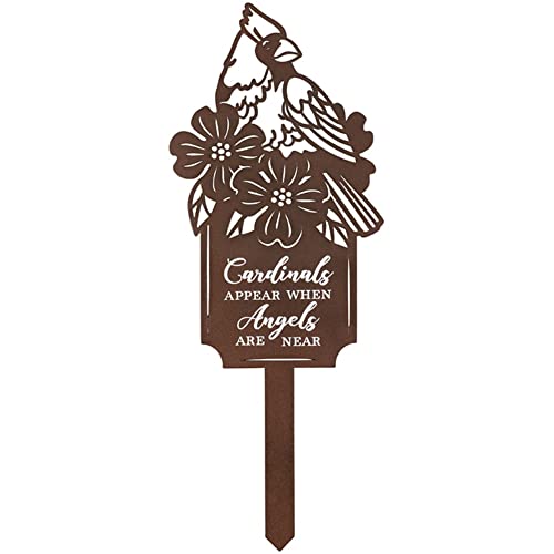 Carson Home 23069 Cardinals Appear Memorial Garden Stake, 15-inch Height