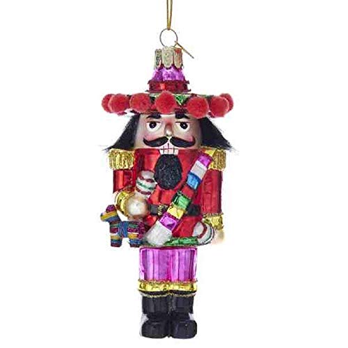 Kurt Adler 5" NOBLE GEMS MEXICAN NUTCRACKER ORNAMENT