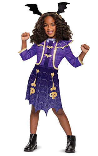 Disguise Disney Junior Vampirina Ghoul Girl Tour Classic Toddlers Costume, Purple, Medium (7-8)
