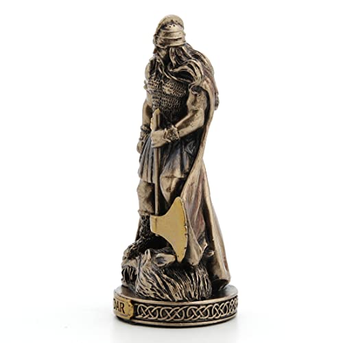 Unicorn Studio Veronese Design Norse Gods Miniature Figurine (Vidar, Bronze)