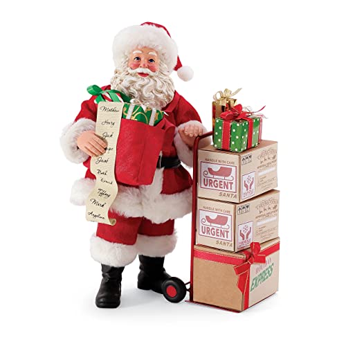 Department 56 Possible Dreams Santa Sports and Leisure Handled with Care Figurine Set, 10.5 Inch, Multicolor