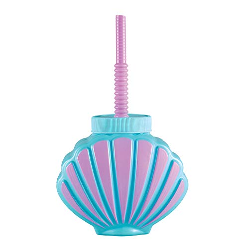 amscan Kids Purple Shell Straw Cup 16 oz.- 1 pc.