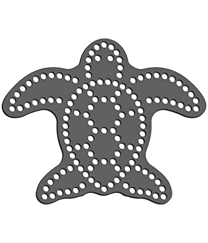 Rhinestone Genie Sea Turtle 5" Magnetic Rhinestone Template, Black