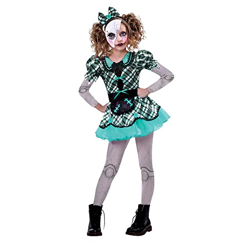 Creepy Doll Dress Costume for Girls, Large, with Included Accessories, by Amscan