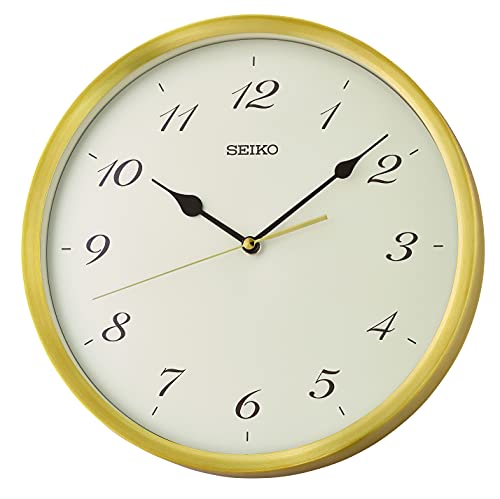 SEIKO Saito Wall Clock, Gold