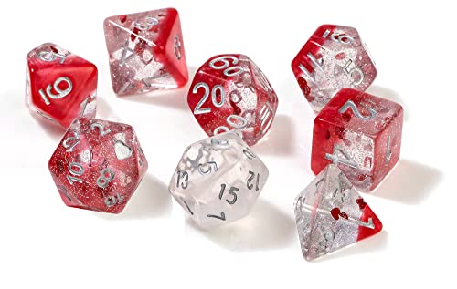 ACD Hearts Set of 7 RPG Dice