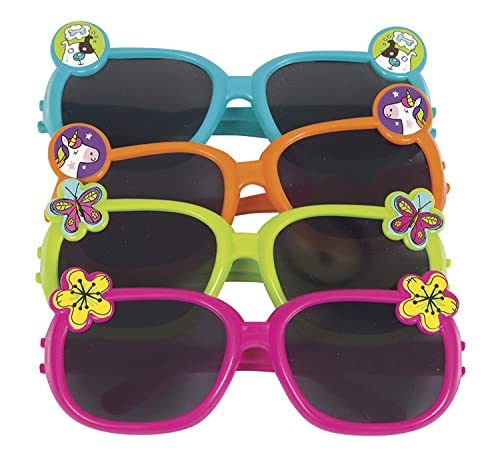 Unique Industries Unique Colorful Party Sunglasses, 6 Ct.