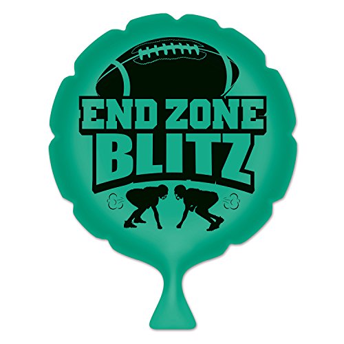 Beistle End Zone Blitz Whoopee Cushion, 8-Inch,Green/Black