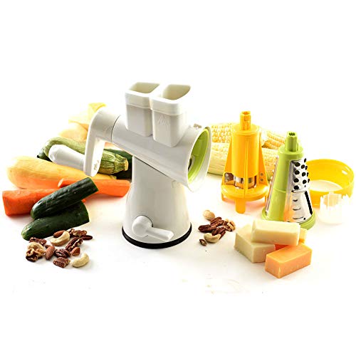 Norpro Double Barrel Grater/Slicer with Corn Cutter, White