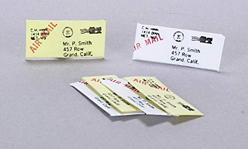 Aztec Imports Dollhouse Miniature 1:12 Scale 6 Pc Letters SET 