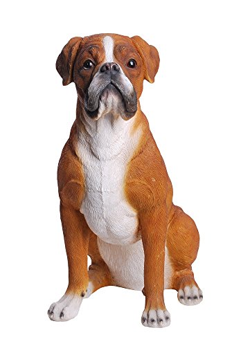 Hi Line Gift Ltd Sitting Boxer Dog Statue