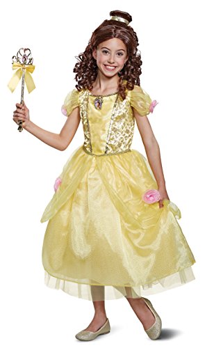 Disguise Disney Princess Belle Beauty & The Beast Deluxe Girls' Costume