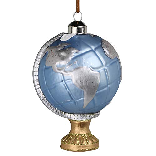 HomArt 1314-0 Globe Ornament, 5-inch Height, Glass