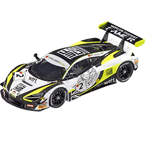 Carrera 27656 McLaren 720S GT3 Jenson Rocket Team JRN No.22 1:32 Scale Analog Slot Car Racing Vehicle for Carrera Evolution Slot Car Race Tracks