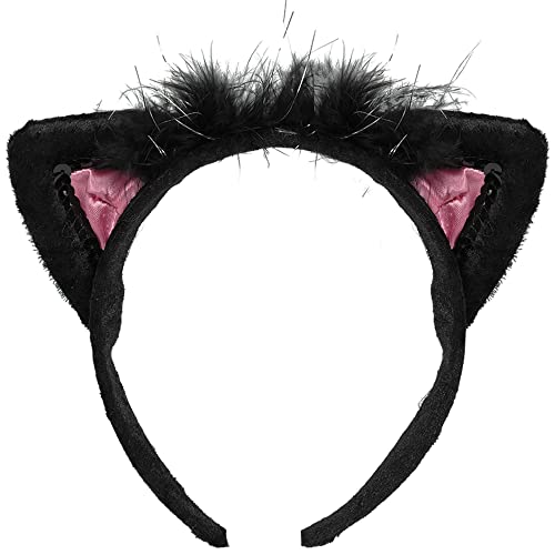 Amscan Black Cat Ears Headband