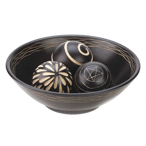 Sigma SLC Gifts & Decor Artisan Deco Bowl and Ball Centerpiece