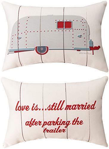 Manual Woodworker Love is√Å¬ß√©Still Married After Packing The Trailer Word Pillow 12.5 x 8 Inches