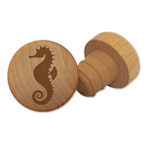 Tangico 99354 Seahorse Wine Stopper, Wood