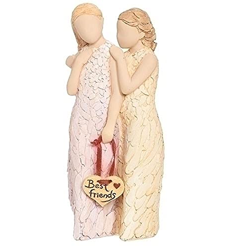 Roman 13333 More Than Words Best Friends Figure, 7.5-inch Height, Resin and Stone Mix