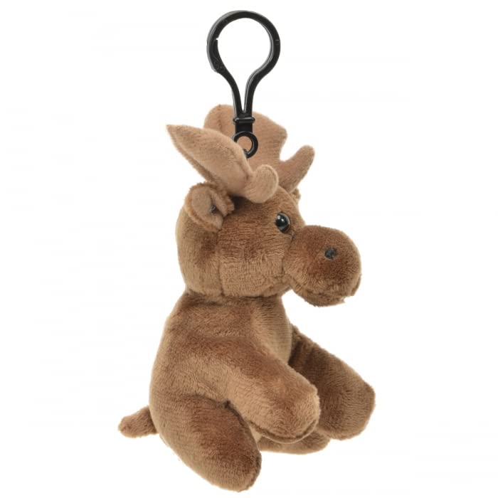 Unipak 1177MO-K Moose Plush Key Holder, 3.5-inch Height
