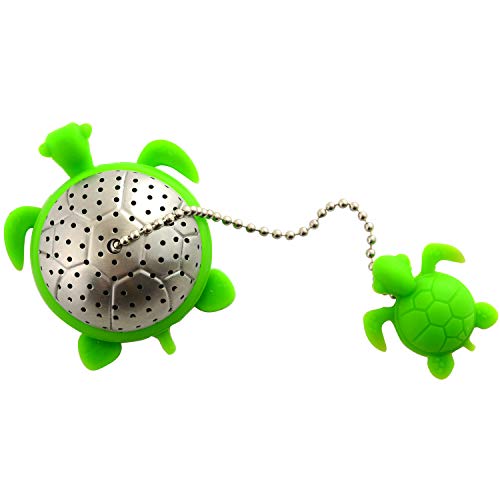 Norpro NOR-5647 S/S Turtle Tea Infuser , Green