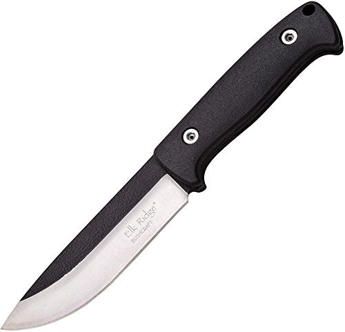 Master Cutlery ER-555BK Elk Ridge Fixed Blade Knife, Black, 10.5-Inch