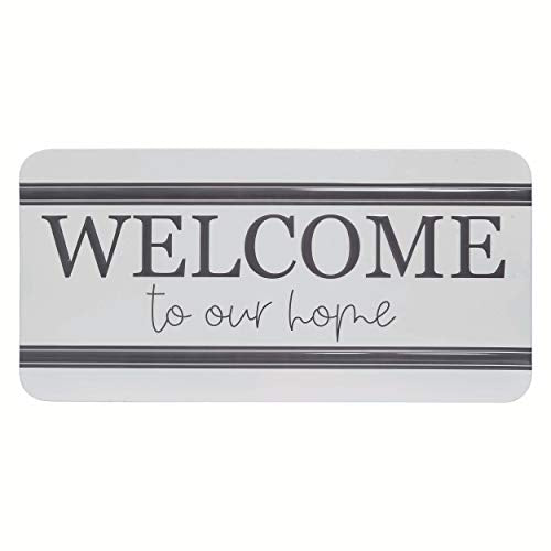 Valyria LLC Transpac A6572 Metal Embossed Welcome Decor, 35-inch Length