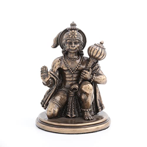 Unicorn Studio Veronese Design Mini Hanuman Statue - Hindu God of Strength Figurine 3.25" Tall