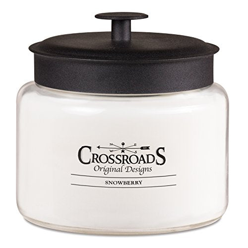 Crossroads Snowberry Scented 4-Wick Candle, 64 Ounce