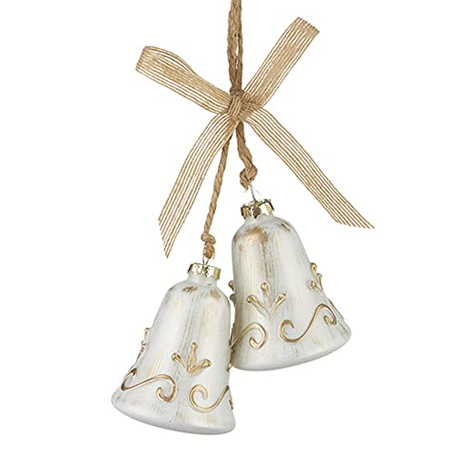 RAZ Imports 4224664 Bell Ornament, 7-inch Height, Glass