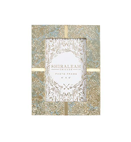Shiraleah Granada Splatter 4" X 6" Picture Frame, Jade