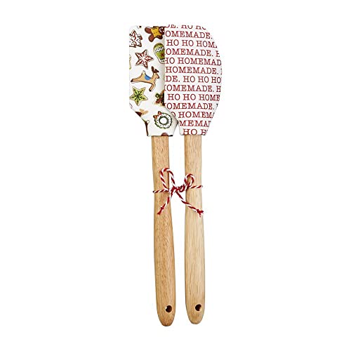 Mud Pie Christmas Spatula Set, Homemade, 12 inch, Plastic