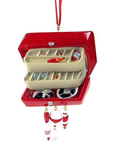 Kurt Adler Fishing Tackle Box Christmas Ornament